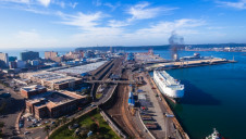 The Port of Durban, on the east coast of South Africa in KwaZulu-Natal province